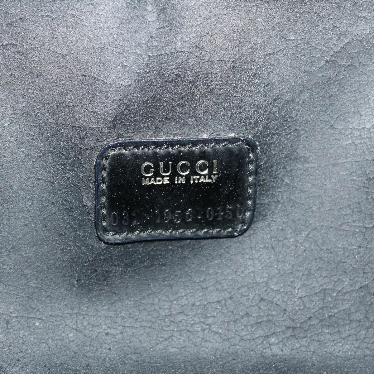 GUCCI Pouch Leather Black 032.1956.0150 37626