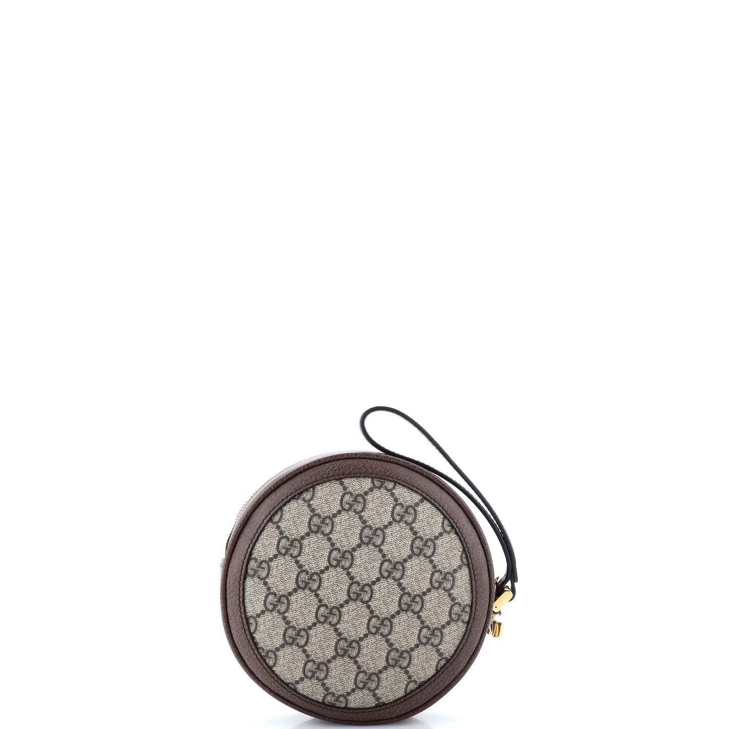 Ophidia Round Wristlet Wallet GG Coated Canvas