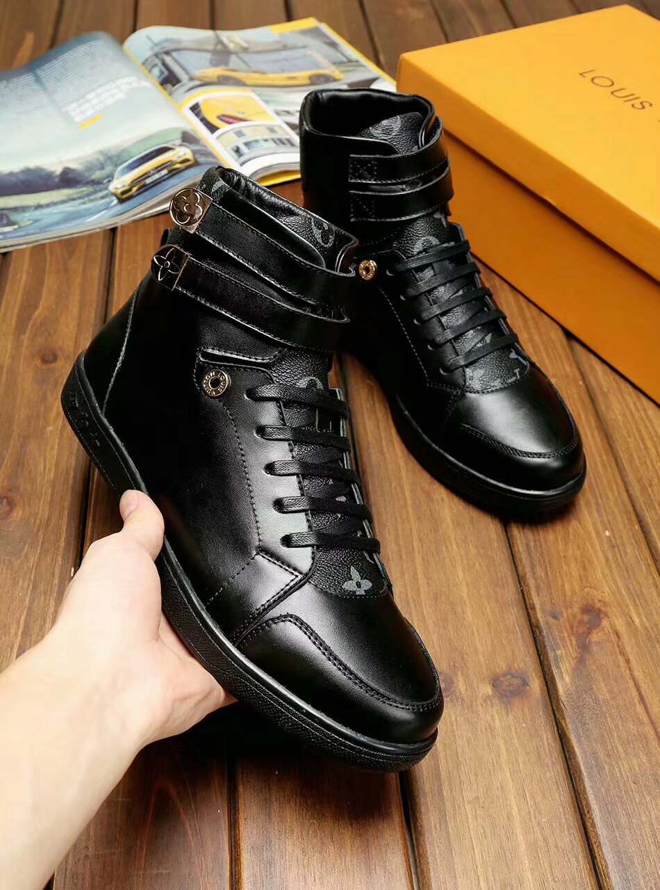 GLM - LUV HIgh Top Black Sneaker