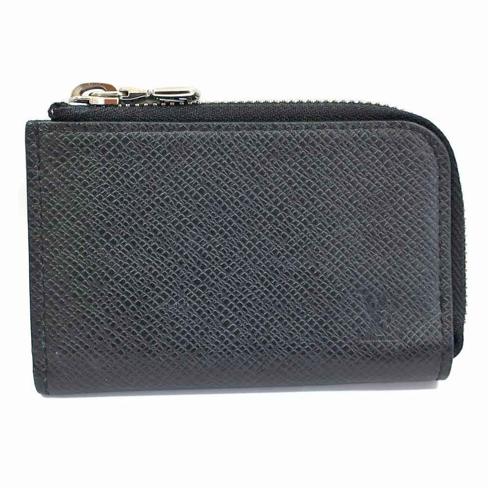 Louis Vuitton Porte Monet Taiga Coin Case M63375 Leather Black  etc