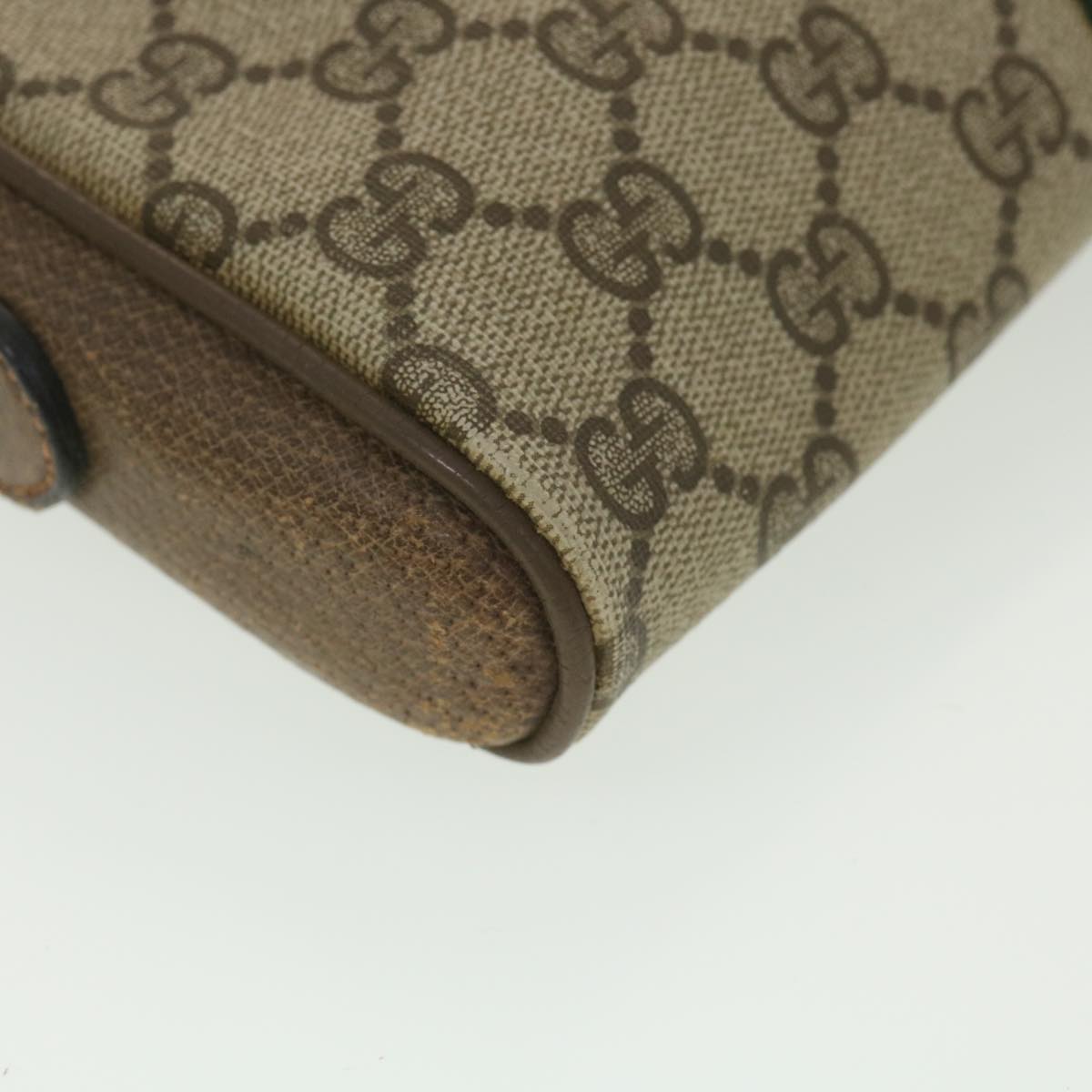 GUCCI GG Canvas Web Sherry Line Shoulder Bag Beige Red 89.02.055 38051