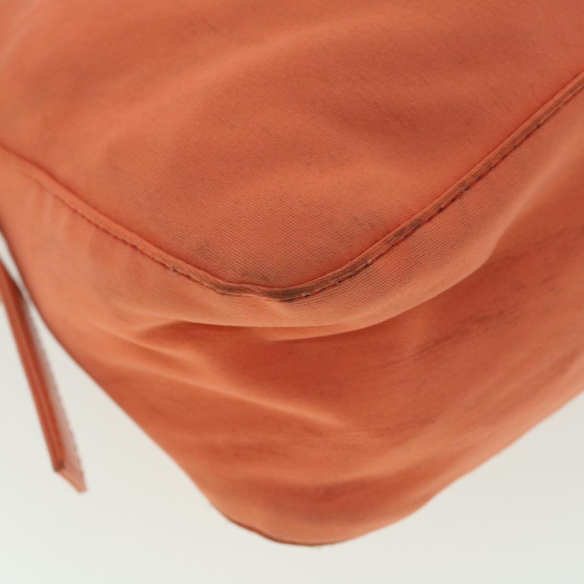 FENDI Mamma Baguette Shoulder Bag Nylon Orange 2321.26566.018 38105