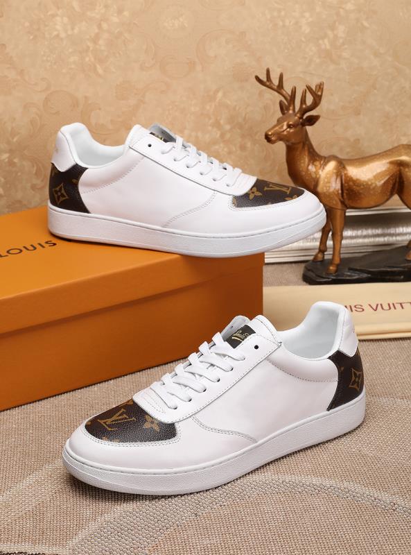 GLM - LUV GLMnogram Denim Brown and White Sneaker