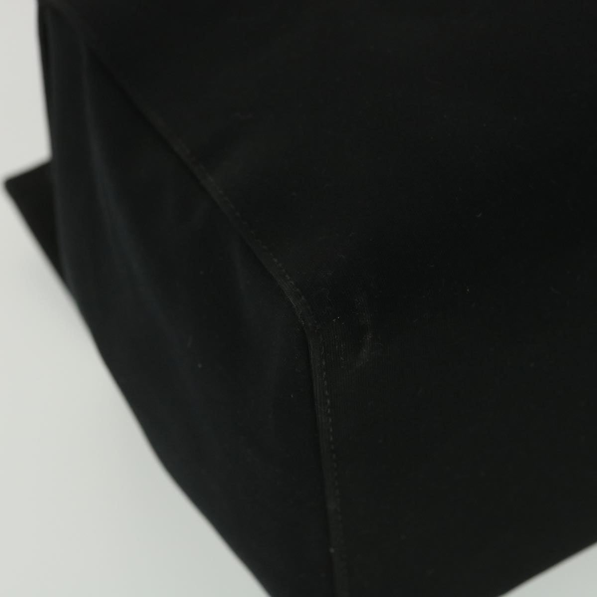 FENDI Mamma Baguette Shoulder Bag Nylon Black 38530