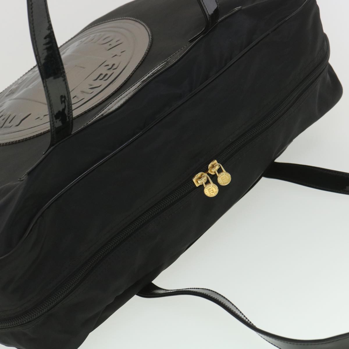 FENDI Shoulder Bag Nylon Black 38669