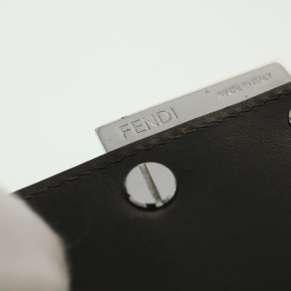 FENDI Zucca Canvas Long Wallet Black Brown 2400-31133 018 38704