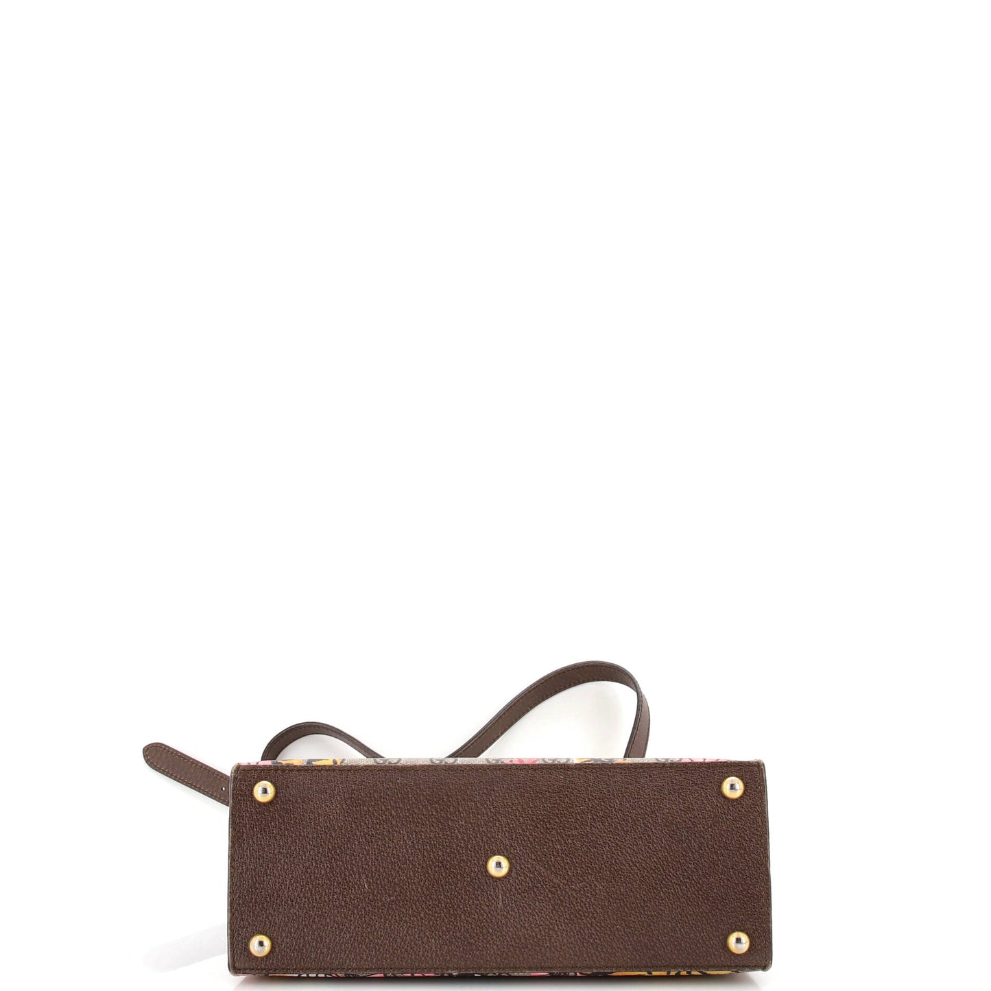 Padlock Top Handle Bag Bengal Print GG Coated Canvas Small