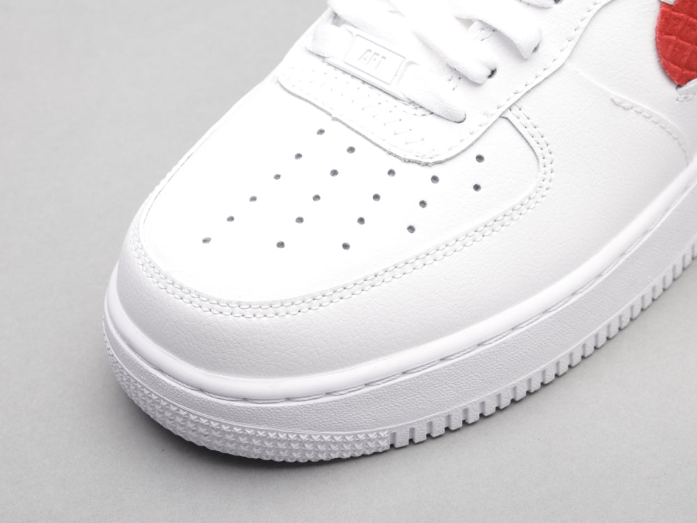 GLM - AF1 White red blue snake pattern