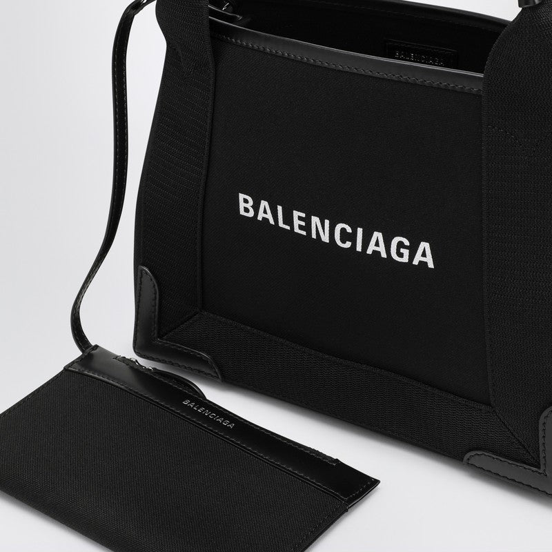 Balenciaga Black Navy Cabas Xs Bag Women