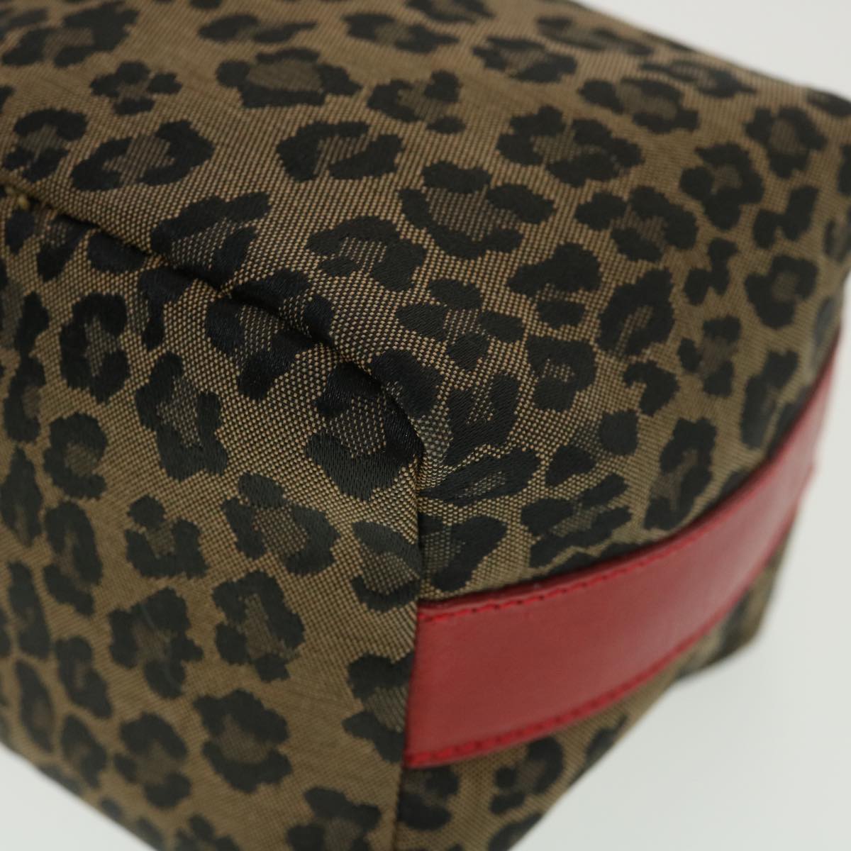 FENDI Pouch Canvas Brown 39141