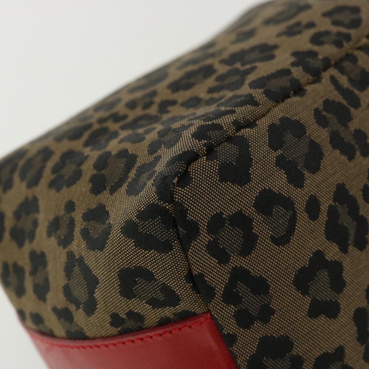 FENDI Pouch Canvas Brown 39141