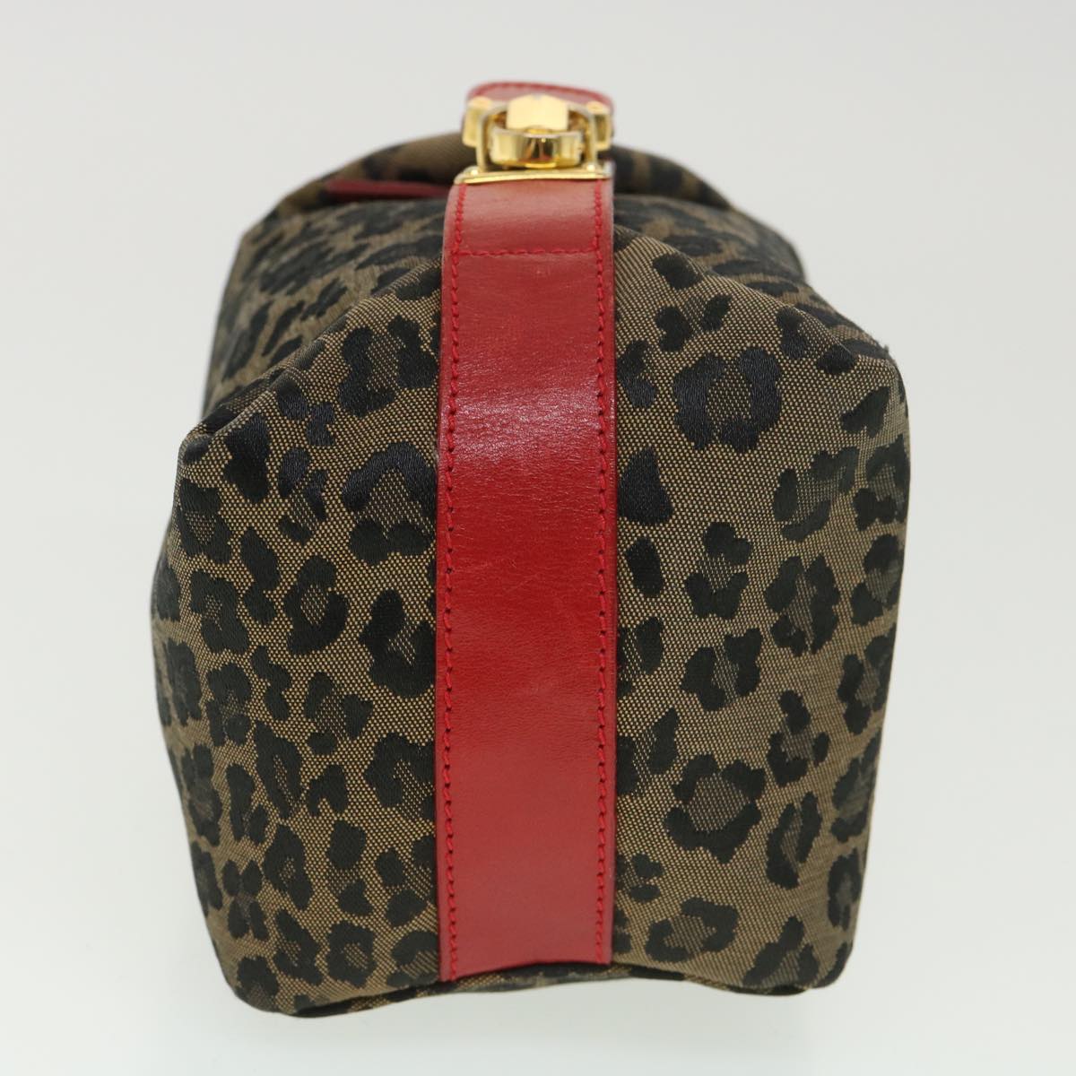 FENDI Pouch Canvas Brown 39141