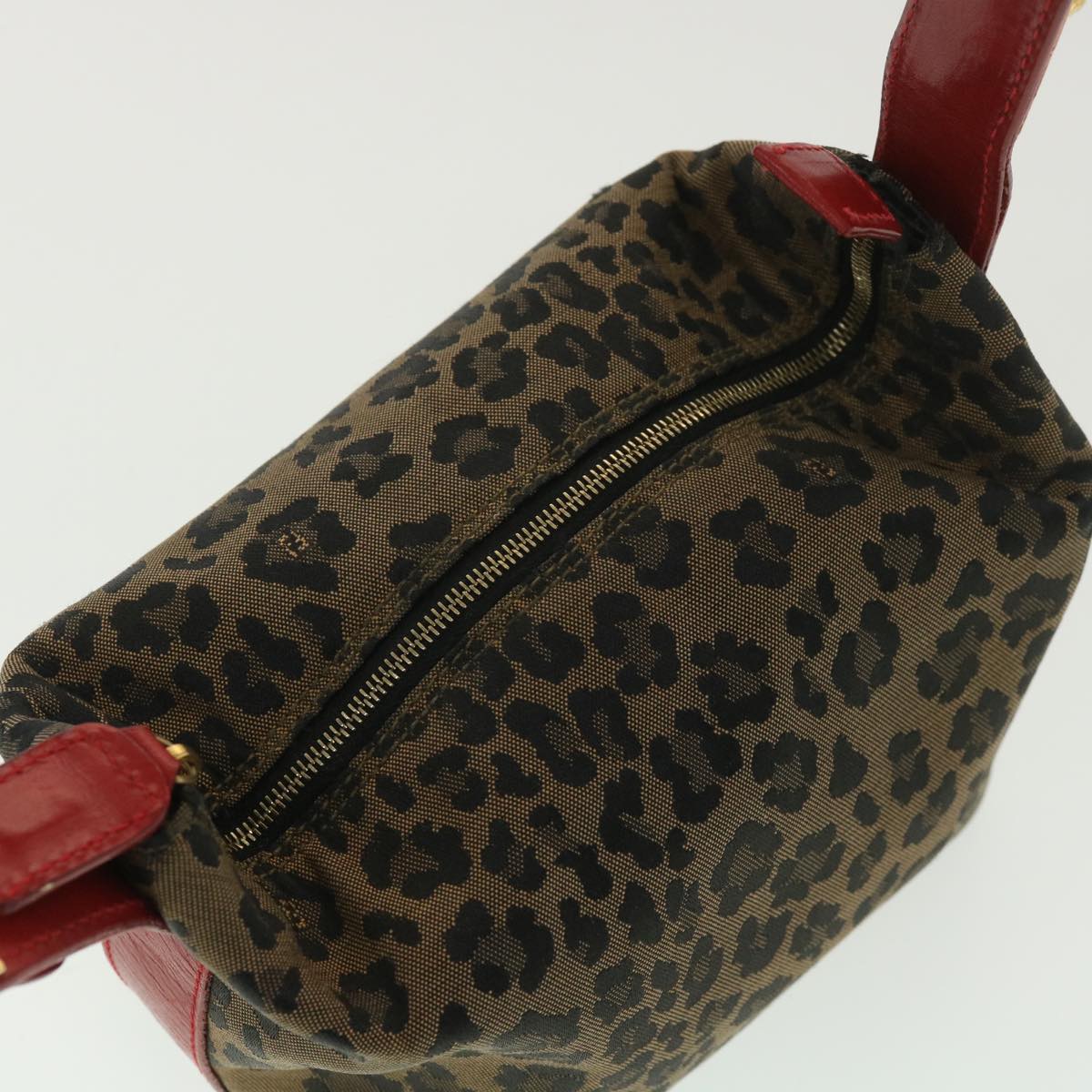 FENDI Pouch Canvas Brown 39141