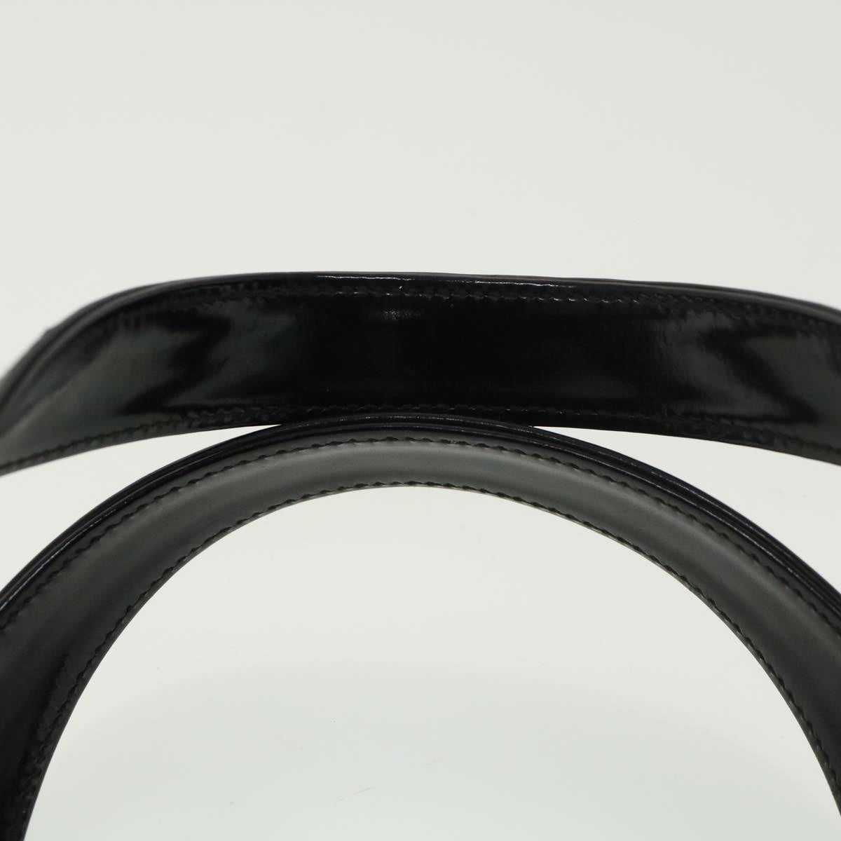 GUCCI Hand Bag Patent leather Black 00012740505 39143