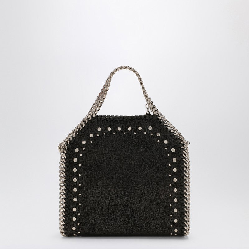 Stella Mccartney Black Falabella Micro Bag With Studs Women