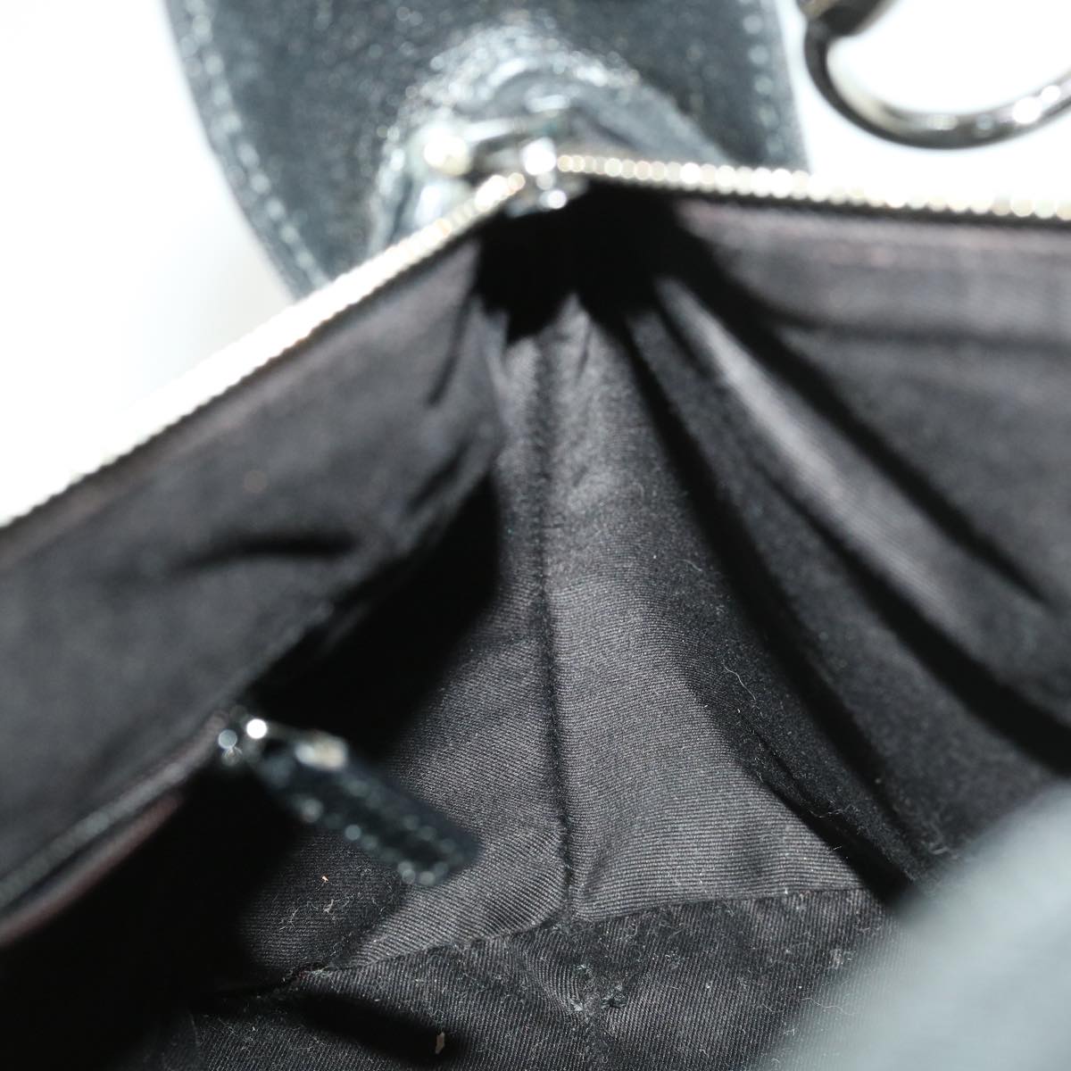 GUCCI GG Canvas Shoulder Bag Black 113023 39359