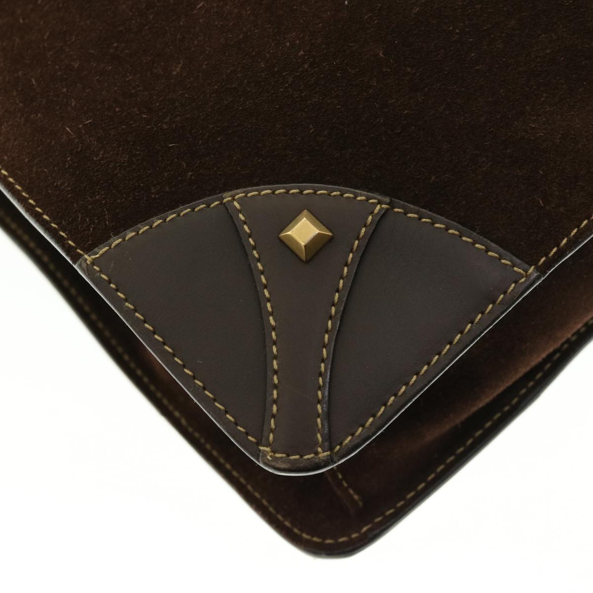 GUCCI GG Canvas Hand Bag Beige Brown 120898 39458