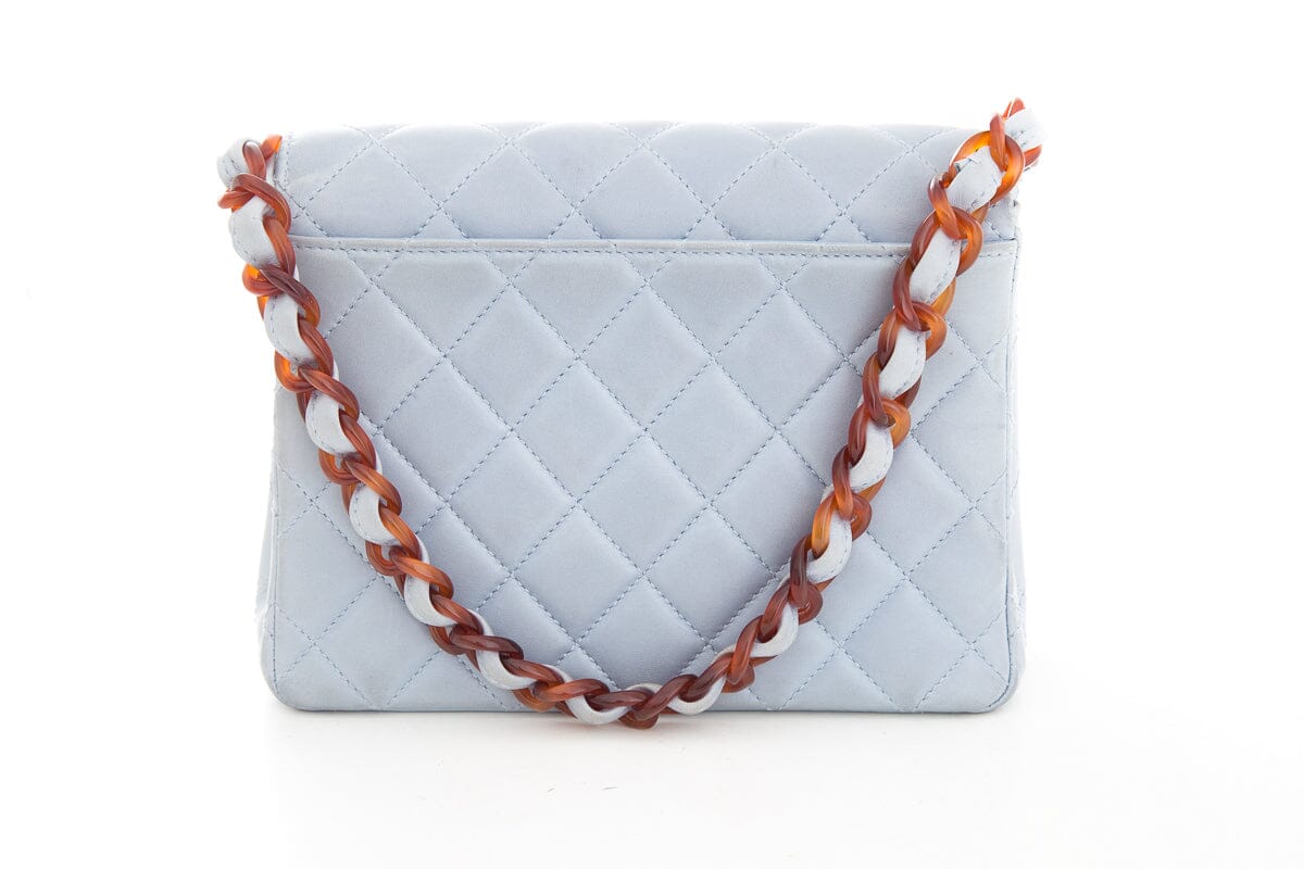 Chanel Vintage 1997/99 Pale Blue Handbag
