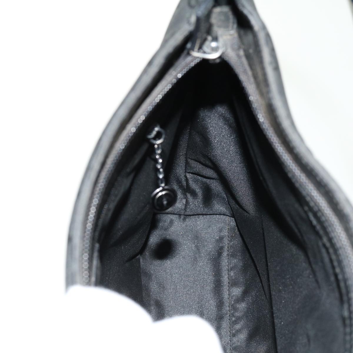 GUCCI GG Canvas Shoulder Bag Black 39778