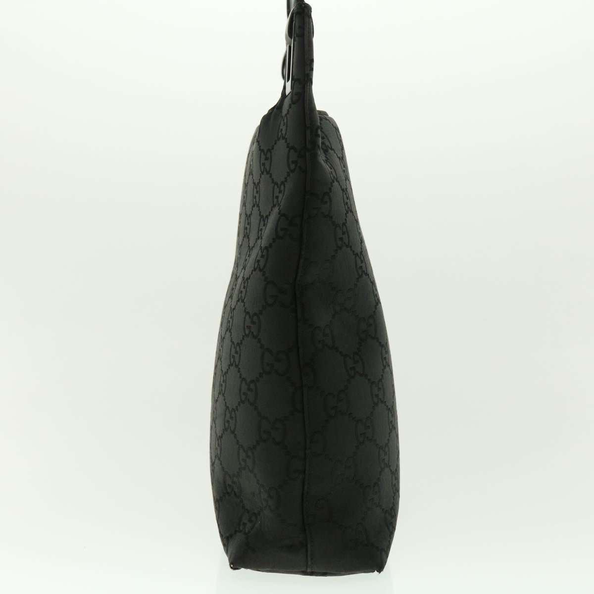 GUCCI GG Canvas Shoulder Bag Black 39778