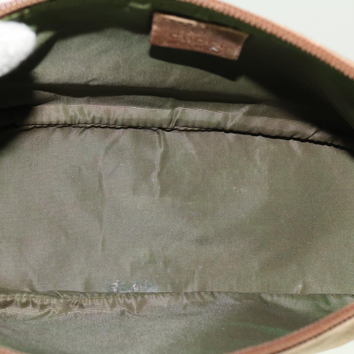 GUCCI GG Canvas Accessory Pouch Beige 0391103 39782