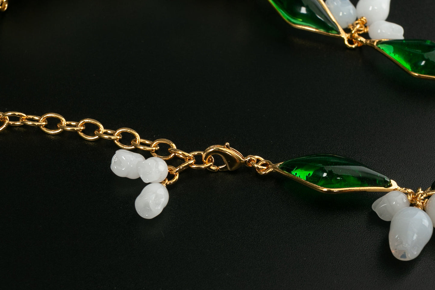 Collier plastron en pÃƒÆ’Ã‚Â¢te de verre Augustine