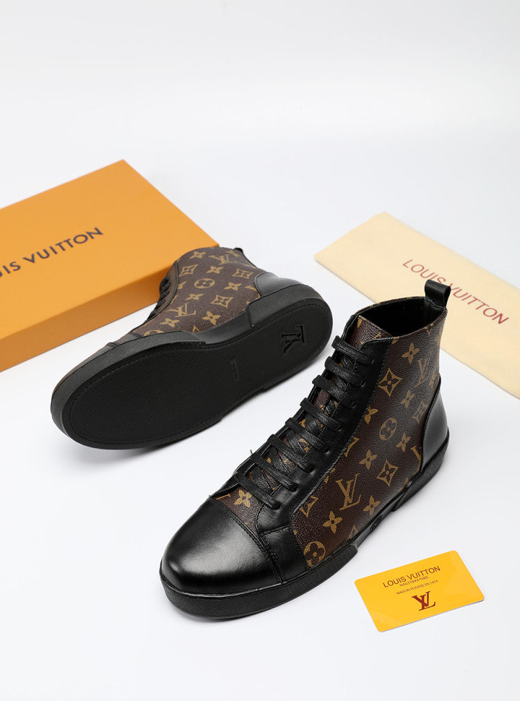 GLM - LUV High GLMnogram Brown Boot Sneaker