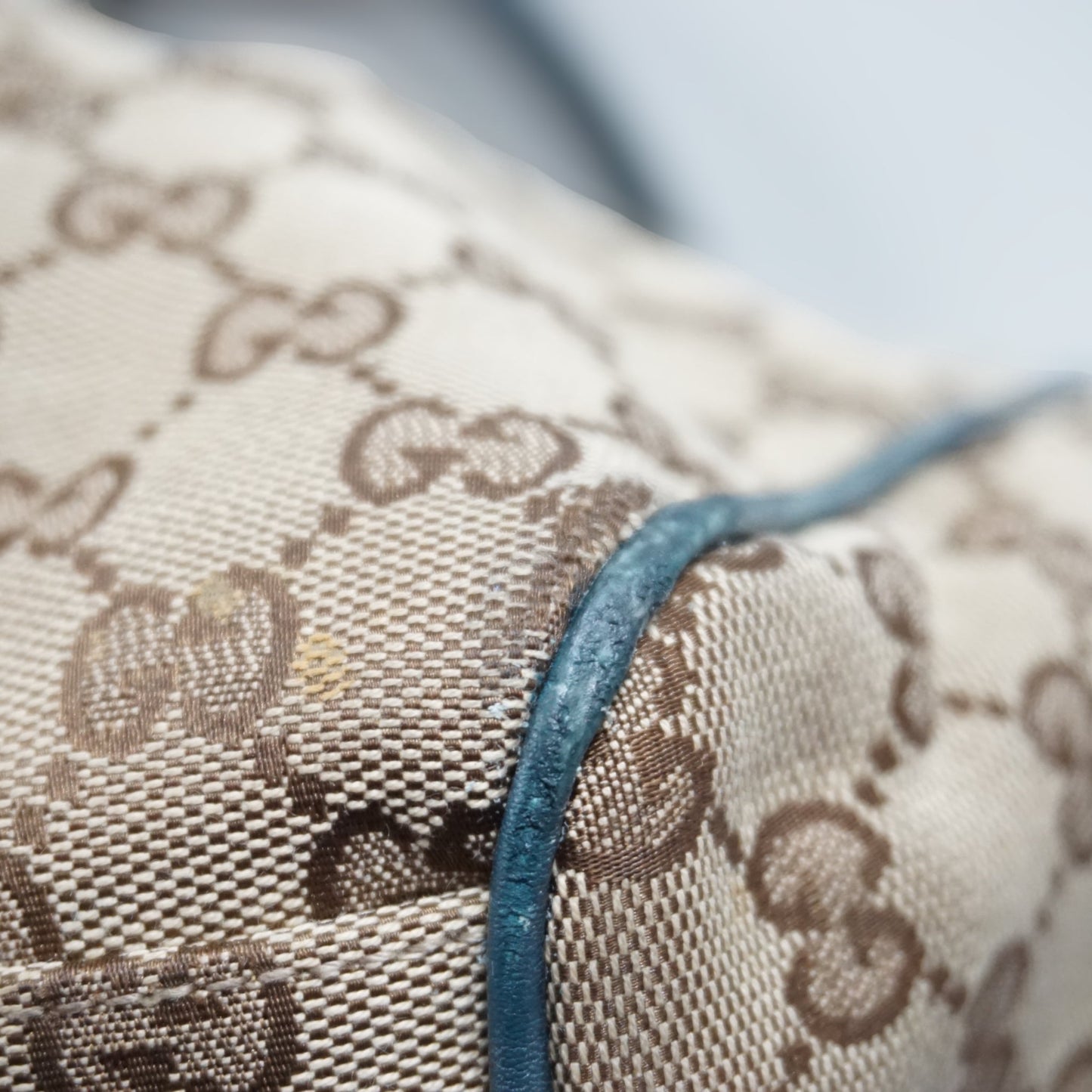 Gucci Skuldertaske BlÃƒÆ’Ã‚Â¥ LÃƒÆ’Ã‚Â¦der