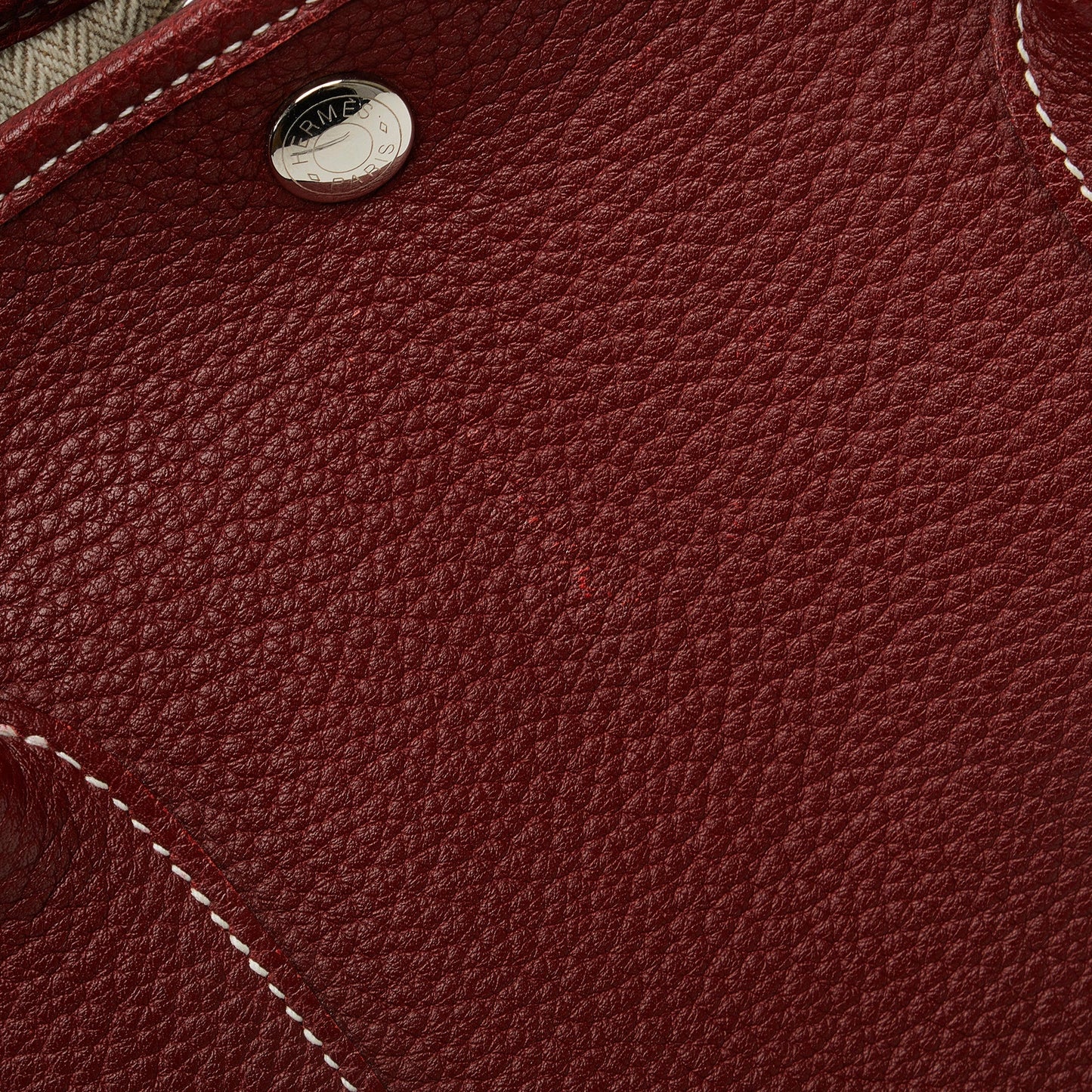 HermÃƒÆ’Ã‚Â¨s Garden Party PM Red Leather Palladium