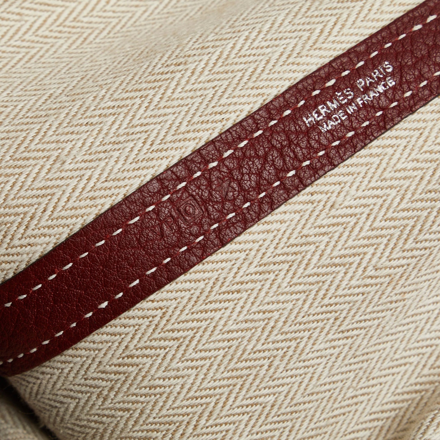 HermÃƒÆ’Ã‚Â¨s Garden Party PM Red Leather Palladium