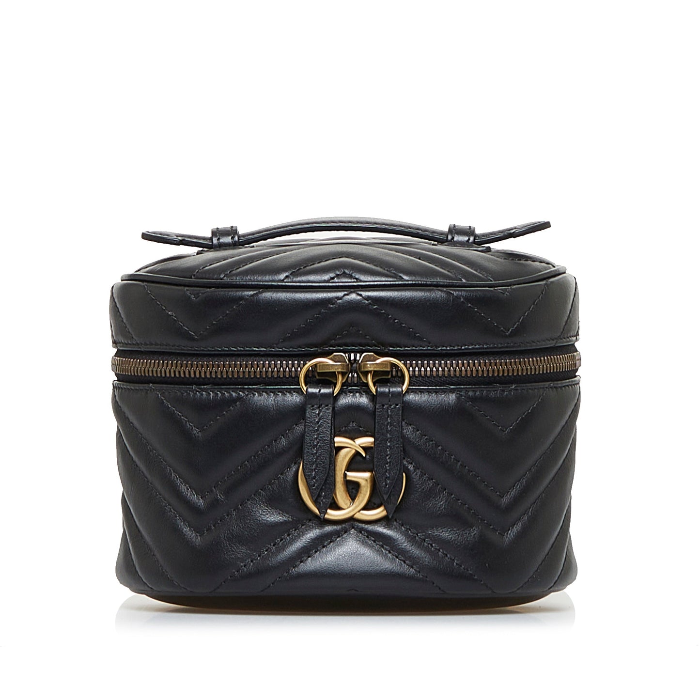 Gucci GG Marmont Round Backpack Black MatelassÃƒÆ’Ã‚Â©