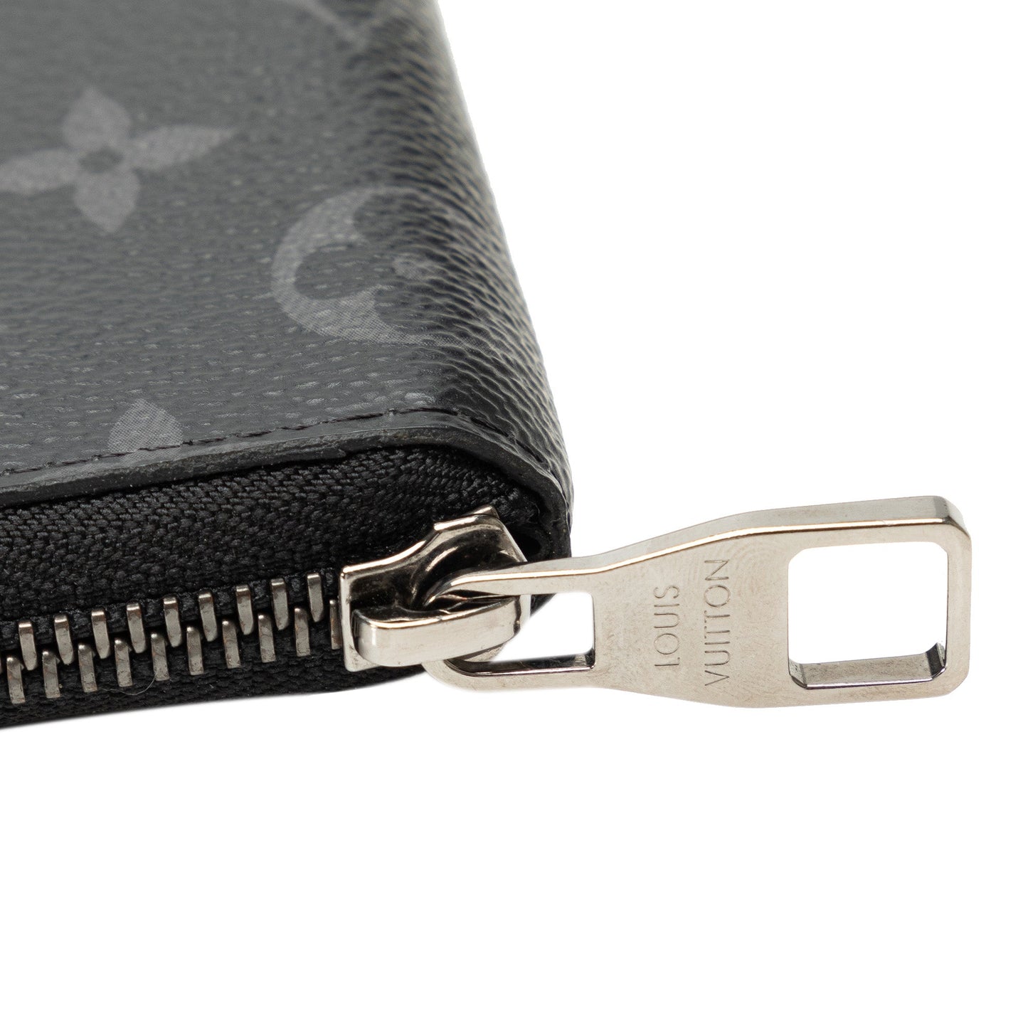 Black Louis Vuitton Monogram Eclipse Zippy Wallet