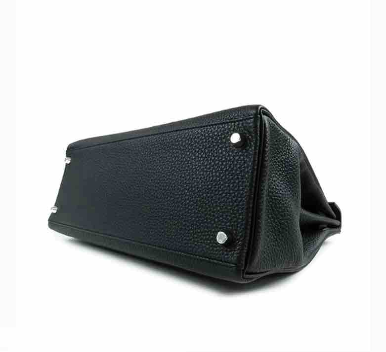 HermÃƒÆ’Ã‚Â¨s Kelly 35 SPO Togo Leather Black/Blue Royal D 2019