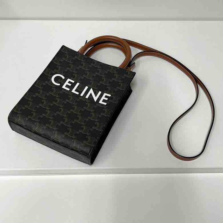 Celine 2Way Handbag PVC & Leather