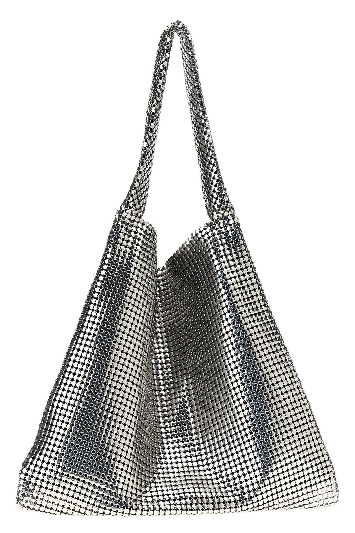 Rabanne Women 'Silver Pixel Metallic' Shopping Bag