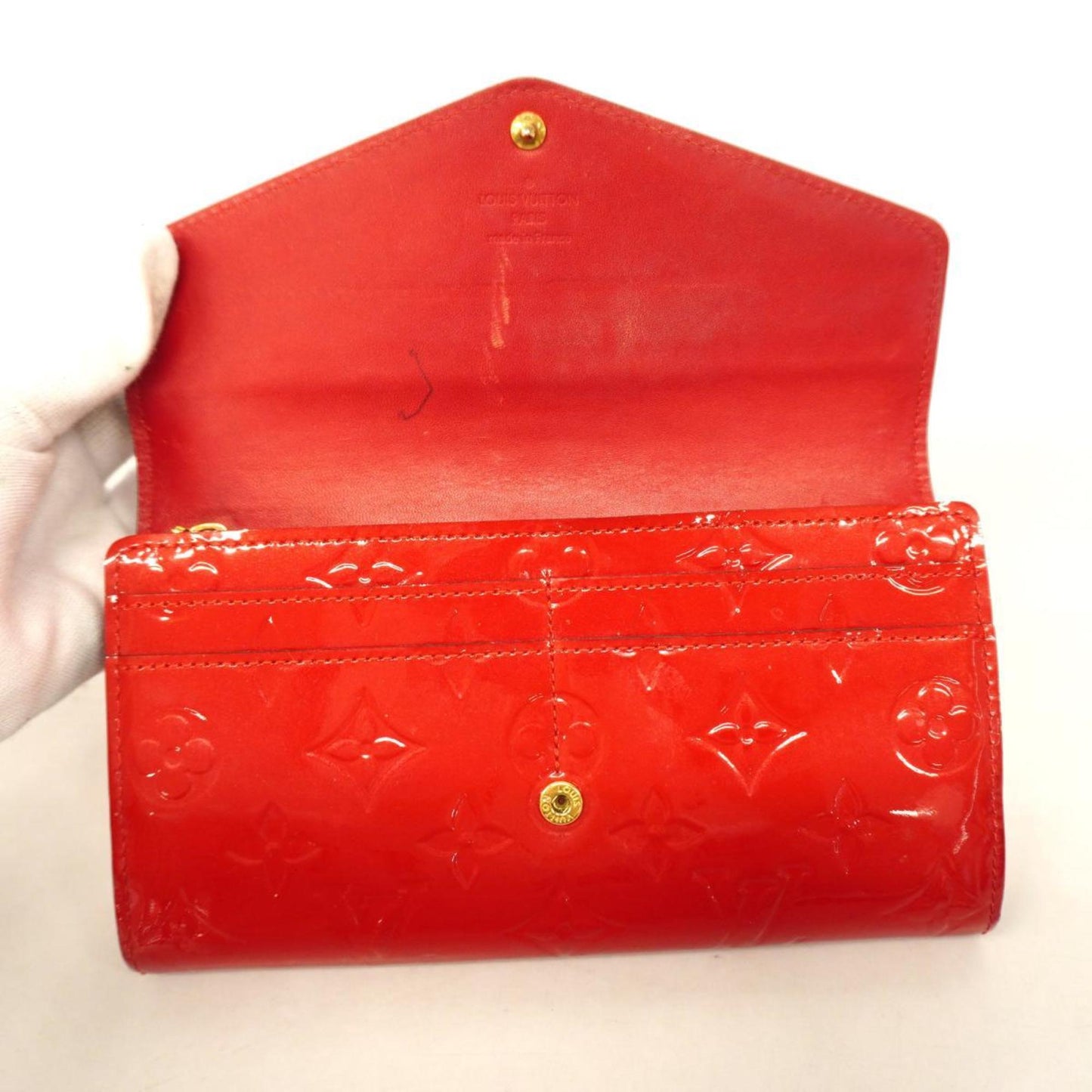 Louis Vuitton Portefeuille Sarah  Patent Leather Wallet  ()