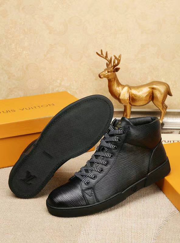 GLM - LUV HIgh Top LaGLM Up Black Sneaker