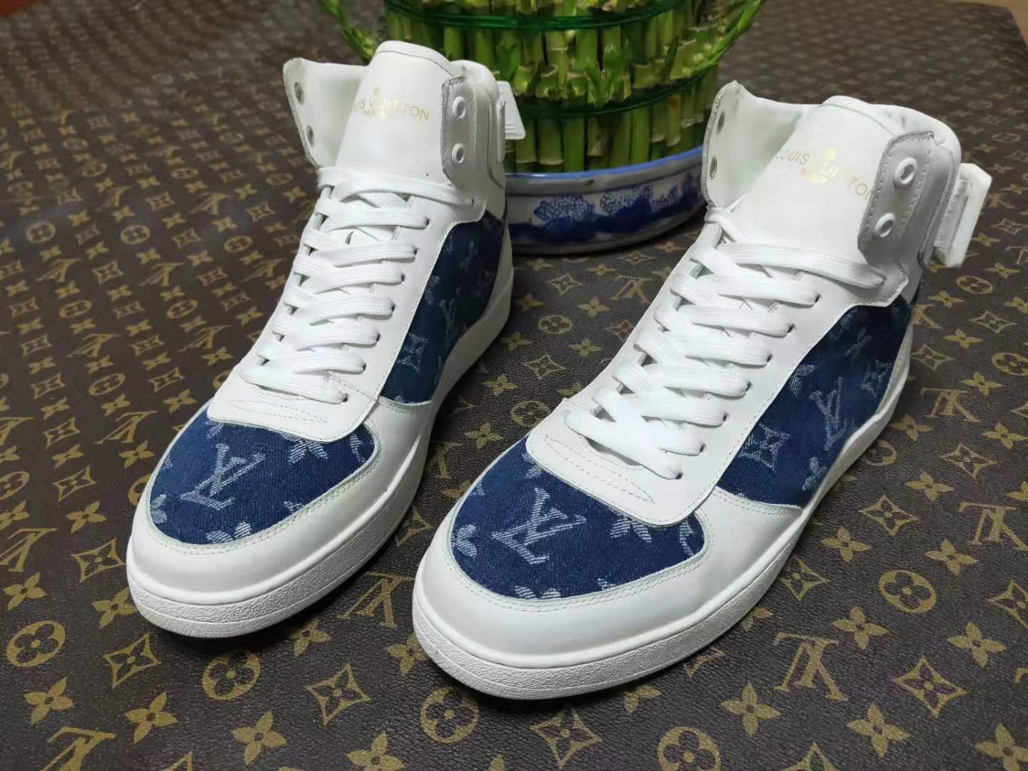 GLM - Luv Rivoli White Blue Sneaker
