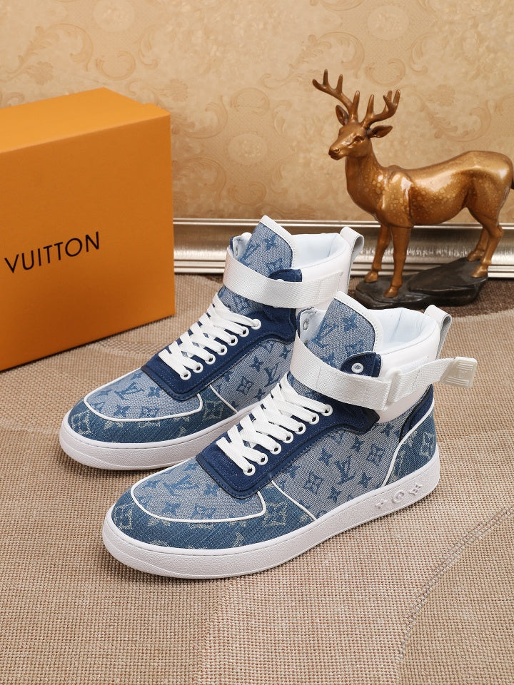 GLM - LUV High Top Blue Sneaker