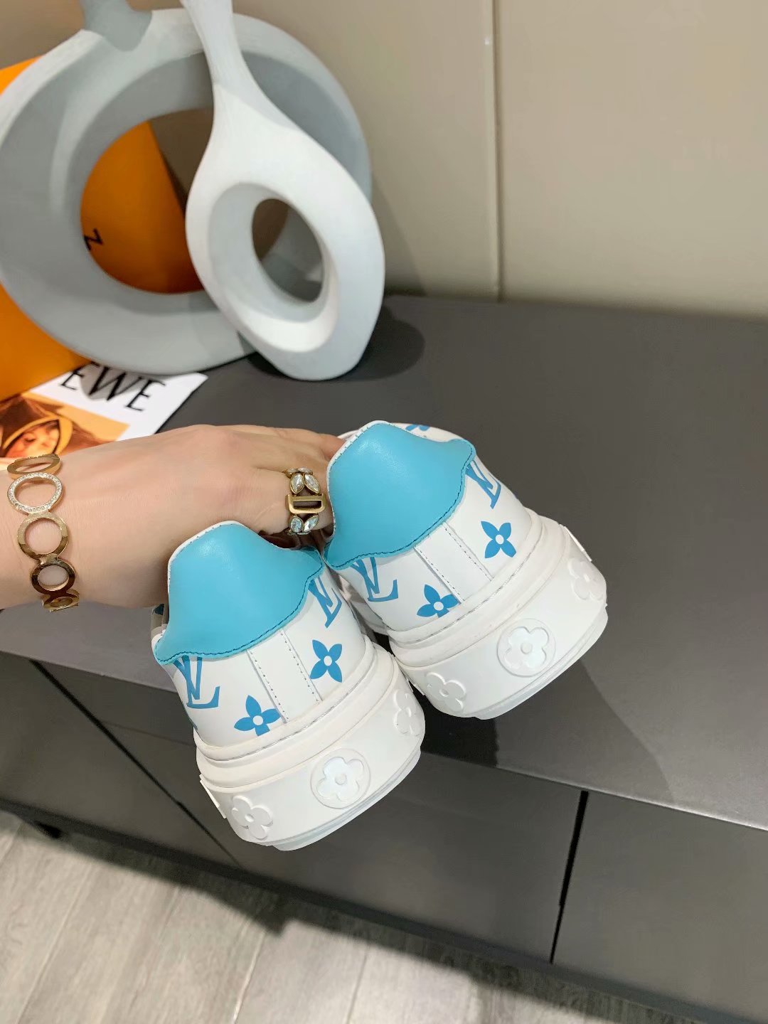 GLM - LUV Casual Low Blue White Sneaker