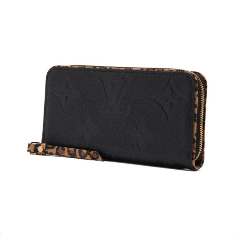 LOUIS VUITTON Lewitton Monogram Amplant Zippy Wallet Monogram Amplantor Black (Gen Gold)  Head Wallet  Head Wallet Long Wallet   Delivery] Netherlands Online
