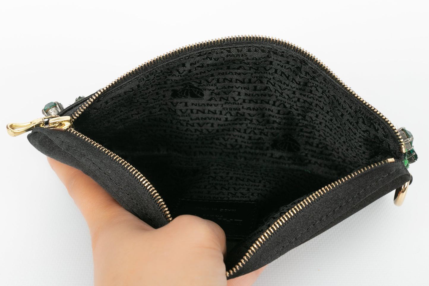 Pochette verte Lanvin