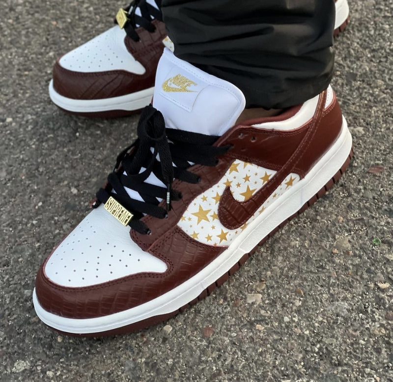GLM - SUP x DUNK White Brown Gold