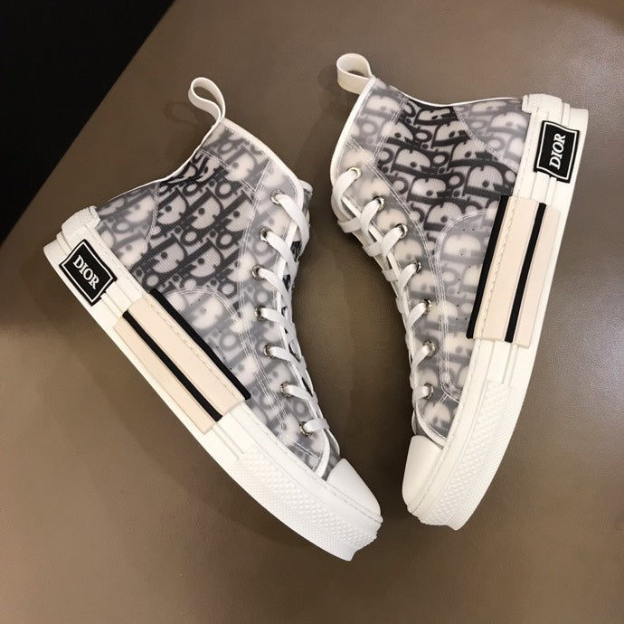 GLM - DIR B23 Black and White HIGH-TOP SNEAKER