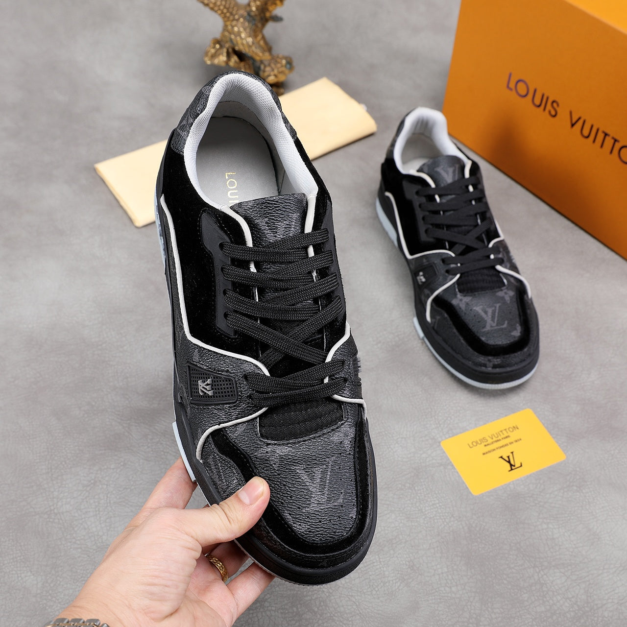 GLM - LUV Traners Vert Black Sneaker