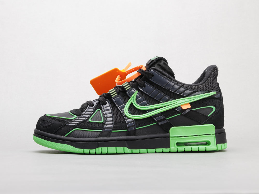 GLM - OW x Rubber Dunk Black & Green