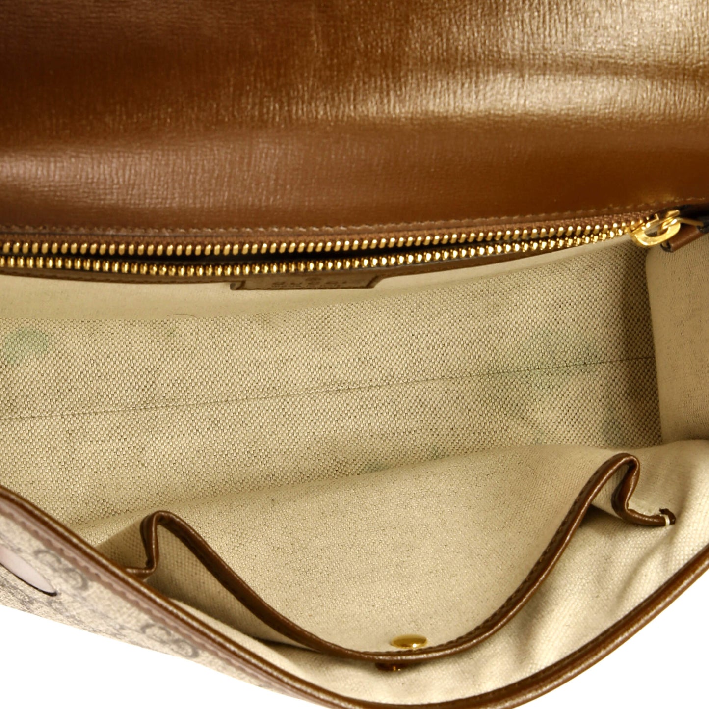 Interlocking G Patch Messenger Bag GG Coated Canvas Small