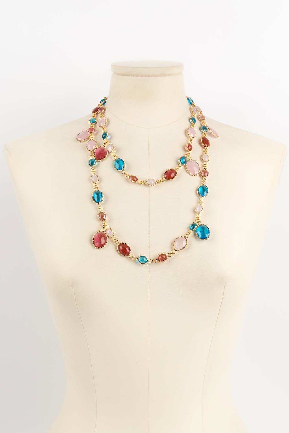 Collier en pÃƒÆ’Ã‚Â¢te de verre Augustine