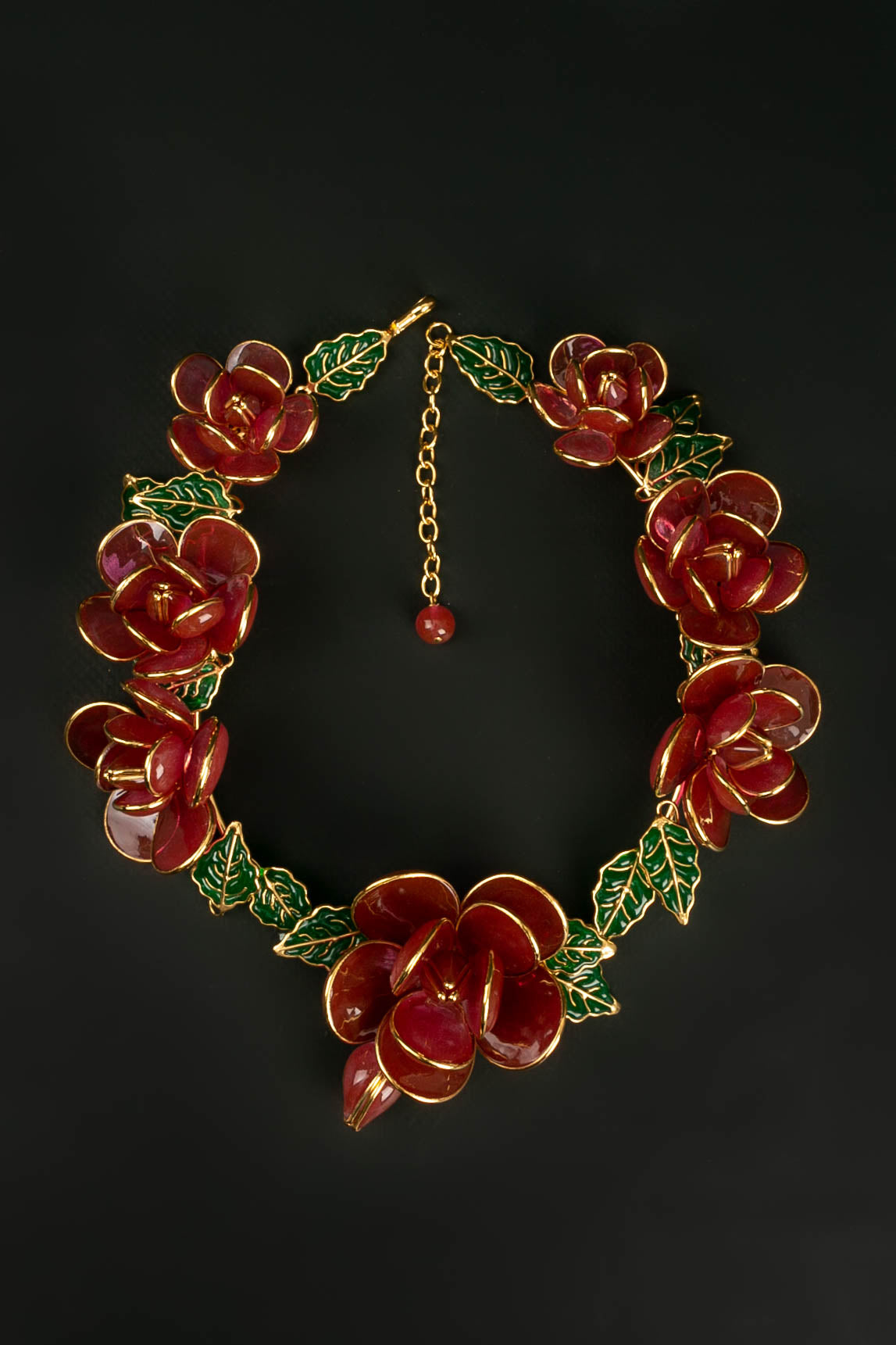 Collier en pÃƒÆ’Ã‚Â¢te de verre Augustine