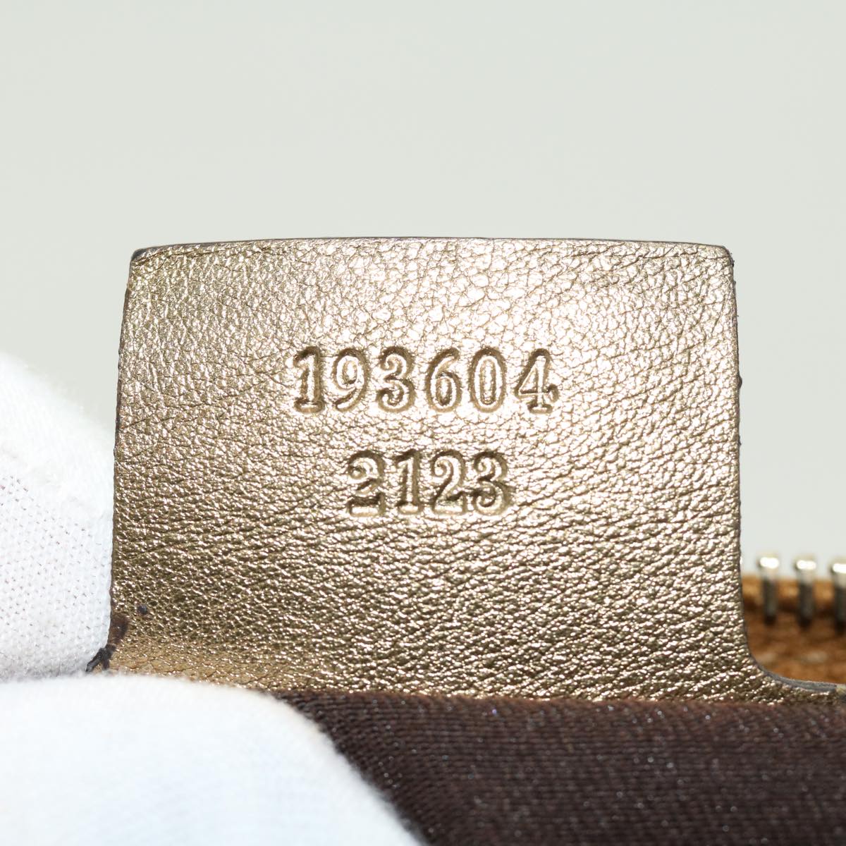 GUCCI GG Crystal Boston Bag Gold 193604 40076